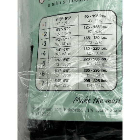 Spanx Love‎ Your Assets by Sara Blakely- Flip Side Diamond Tights Size 4 NWT - Picture 4 of 4